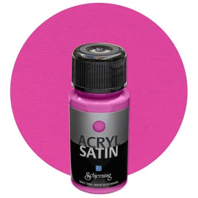 Akryl Satin hobbymaling 50 ml, Cerise - leveres til døren fra Aktivslivern.dk