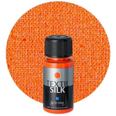 Schjerning Textil Silk, Orange - leveres til døren fra Aktivslivern.dk
