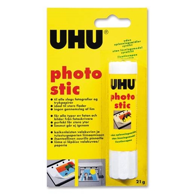 Limstift UHU Photostick, 21 g - leveres til døren fra Aktivslivern.dk