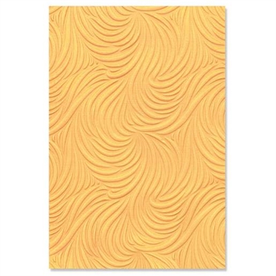 Sizzix 3D Embossing folder, Flowing waves - leveres til døren fra Aktivslivern.dk