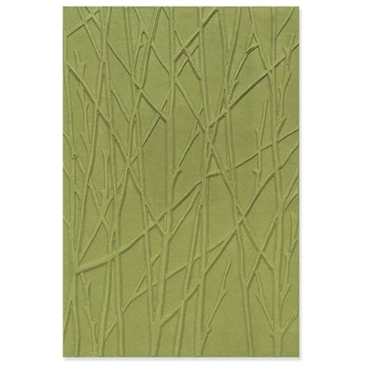 Sizzix Embossing folder, Forest scene - leveres til døren fra Aktivslivern.dk