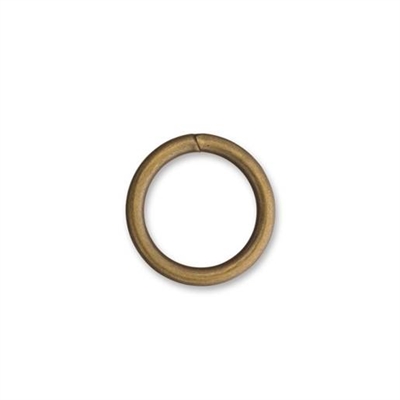 Metalring, Ø 19,2/14,2 mm, Antik messing - leveres til døren fra Aktivslivern.dk