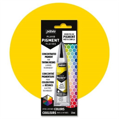 Pebeo Pigment til resin 20 ml, Gul - leveres til døren fra Aktivslivern.dk