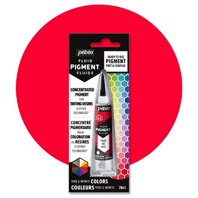 Pebeo Pigment til resin 20 ml, Rød - leveres til døren fra Aktivslivern.dk