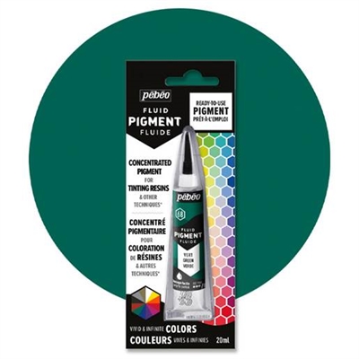 Pebeo Pigment til resin 20 ml, Grøn - leveres til døren fra Aktivslivern.dk