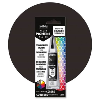 Pebeo Pigment til resin 20 ml, Sort - leveres til døren fra Aktivslivern.dk