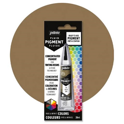 Pebeo Pigment til resin 20 ml, Guld - leveres til døren fra Aktivslivern.dk