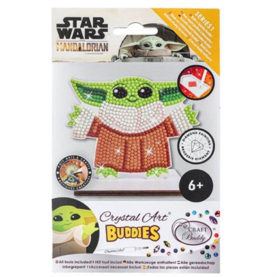 Crystal Art Buddies, Grogu / Baby Yoda - leveres til døren fra Aktivslivern.dk