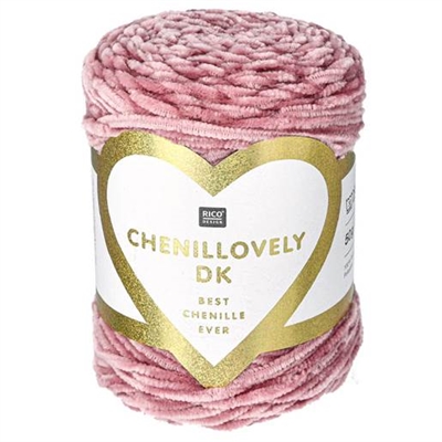 Chenillovely garn, Smokey Pink - leveres til døren fra Aktivslivern.dk