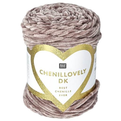 Chenillovely garn, Mauve - leveres til døren fra Aktivslivern.dk